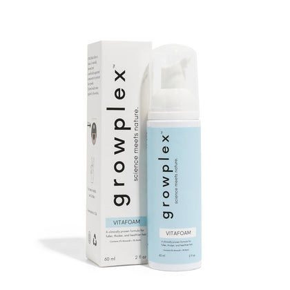 GROWPLEX Vitafoam 5% Minoxidil mousse vue avant