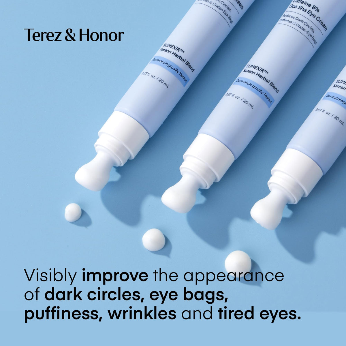 Gua Sha applicateur pour crème contour des yeux TEREZ & HONOR