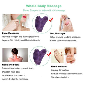 Gua Sha Ditind avec huile de massage