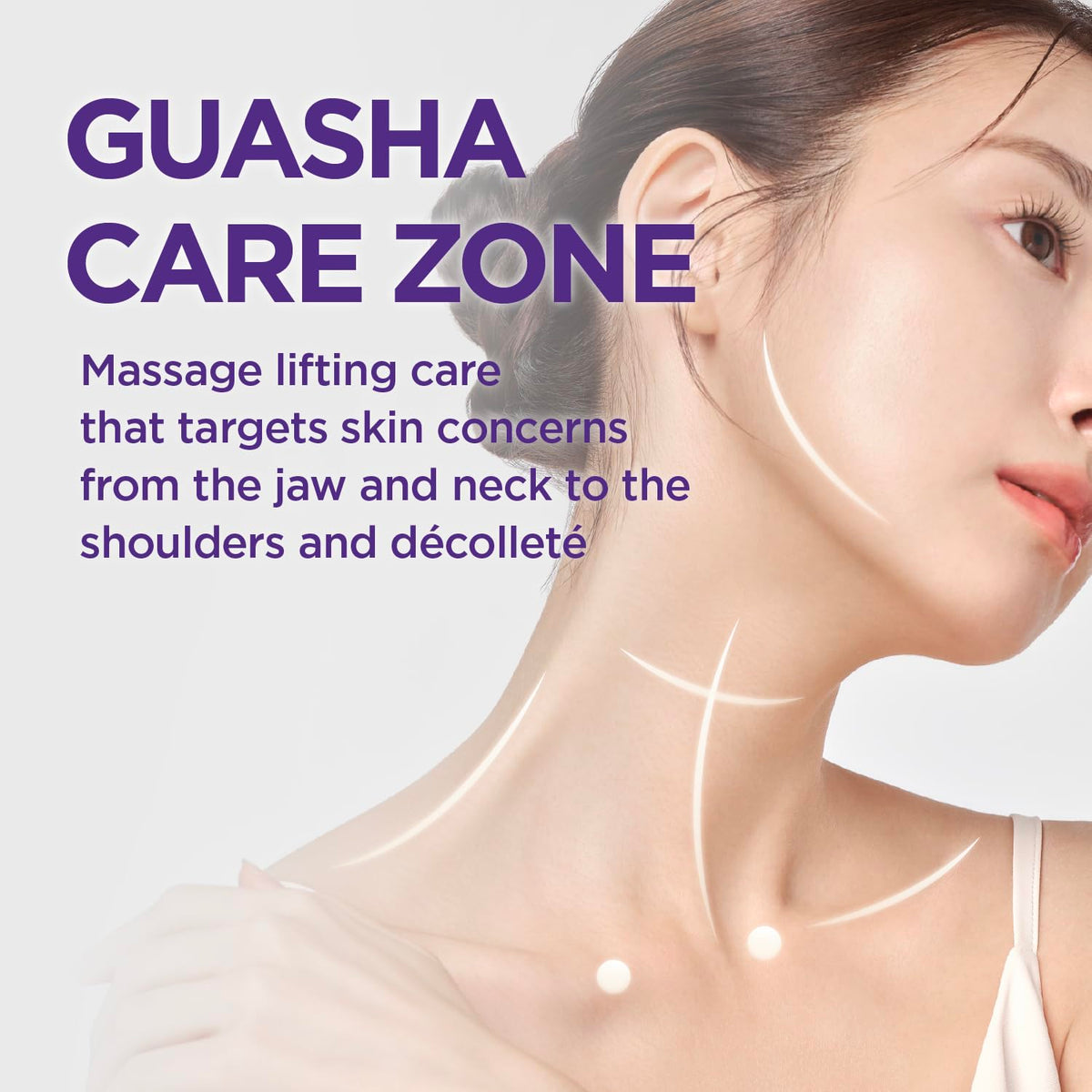 Gua Sha intégré avec Crème de Cou CKD