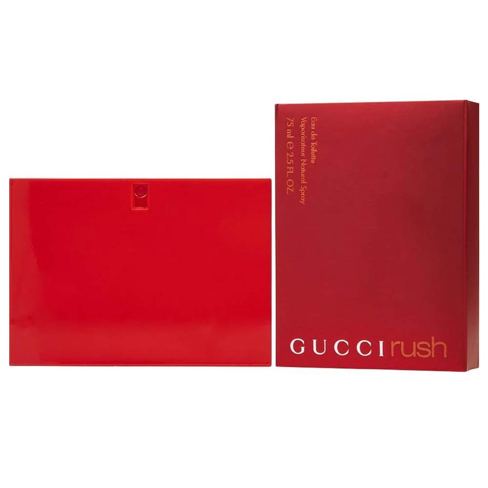 Gucci Rush Eau de Toilette Femme 75 ml vue avant avec emballage