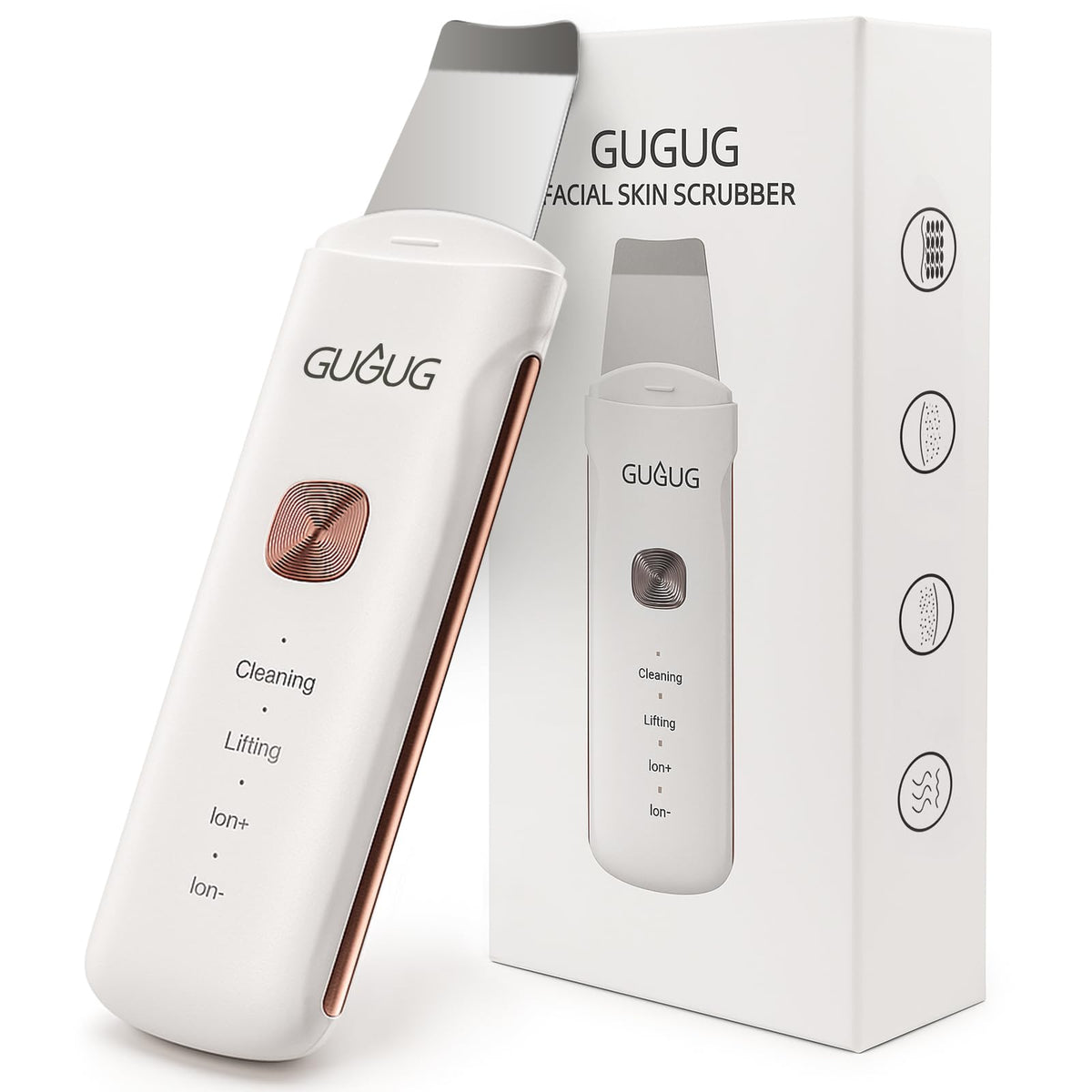 GUGUG spatule de nettoyage 4-en-1 étanche vue de face