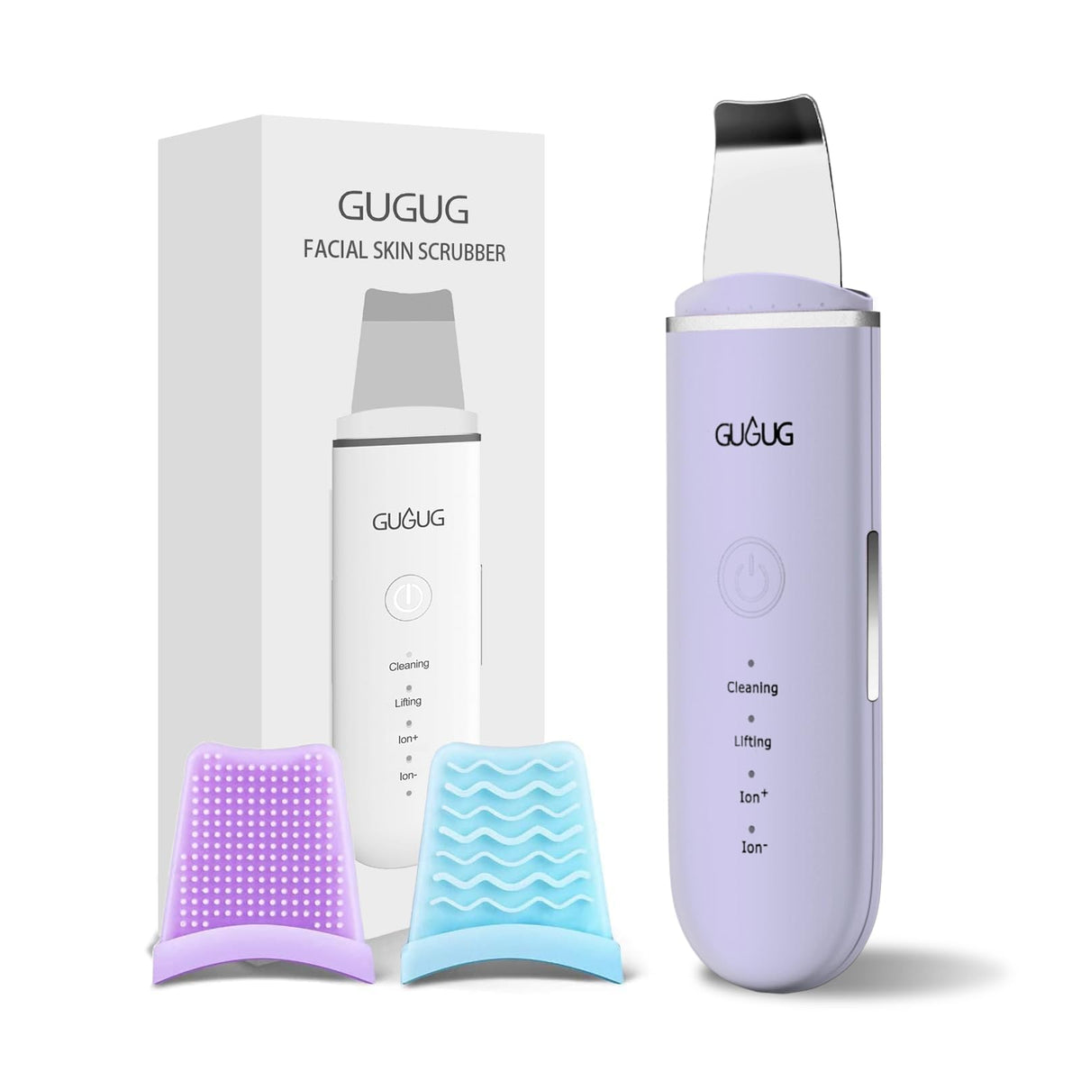 GUGUG spatule de nettoyage de peau violet vue de face