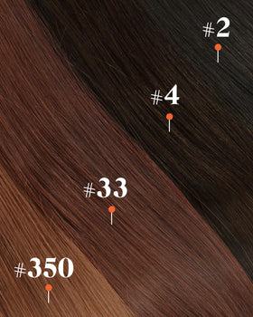 Guide de couleurs pour les extensions de cheveux Sunny Hair