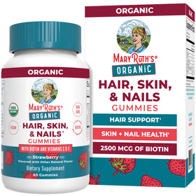 Gummies MARYRUTH'S pour cheveux, peau et ongles, modèle fraise