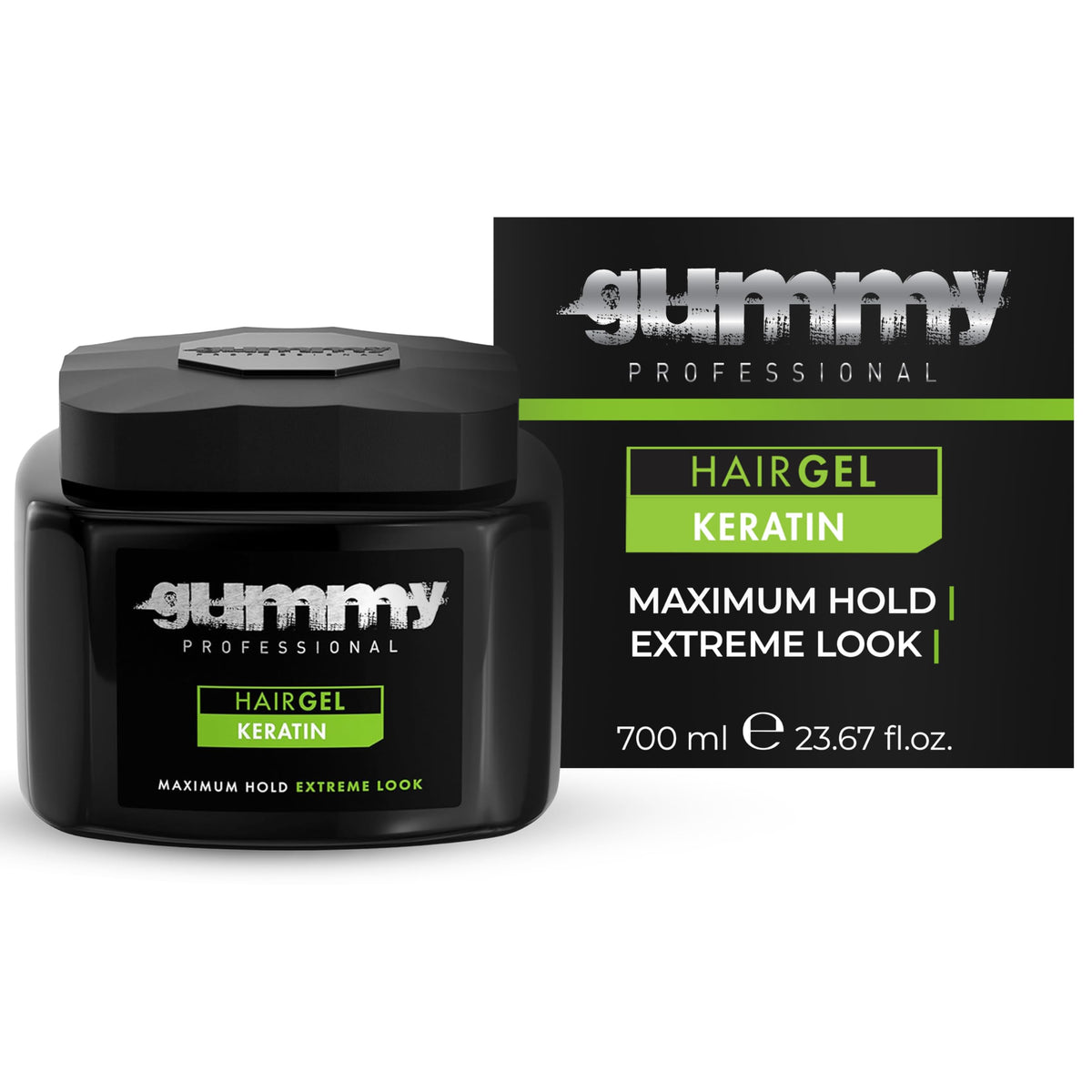 Gummy Gel Coiffant Professionnel 700 ml vue de face