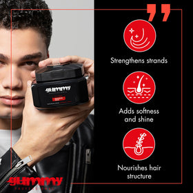 Gummy Gel Coiffant Professionnel 700ml application sur cheveux