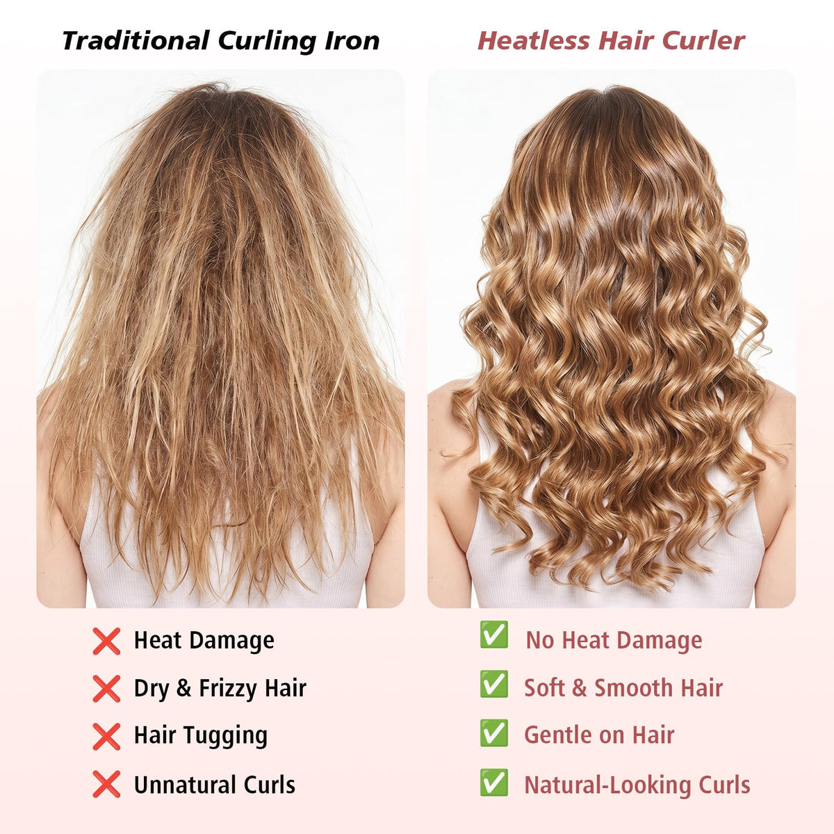 Gwabee tête de curling en velours avec vaporisateur