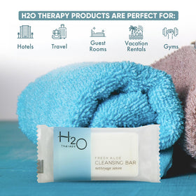 H2O Therapy Savon Nettoyant 1 oz avec parfum thé blanc et miel