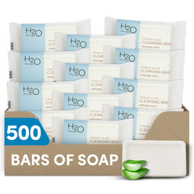 H2O Therapy Savon Nettoyant Voyage 1 oz, pack de 500 pièces