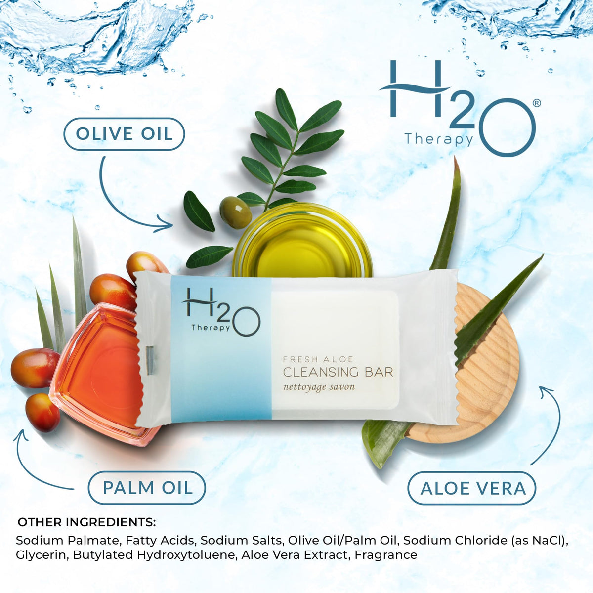 H2O Therapy Savon Nettoyant Voyage, ambiance accueillante