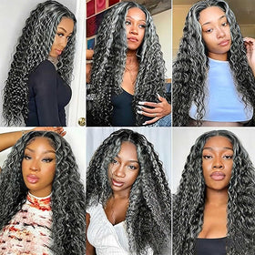 Habiliana extensions cheveux humains P1B/GREY en style de coiffure