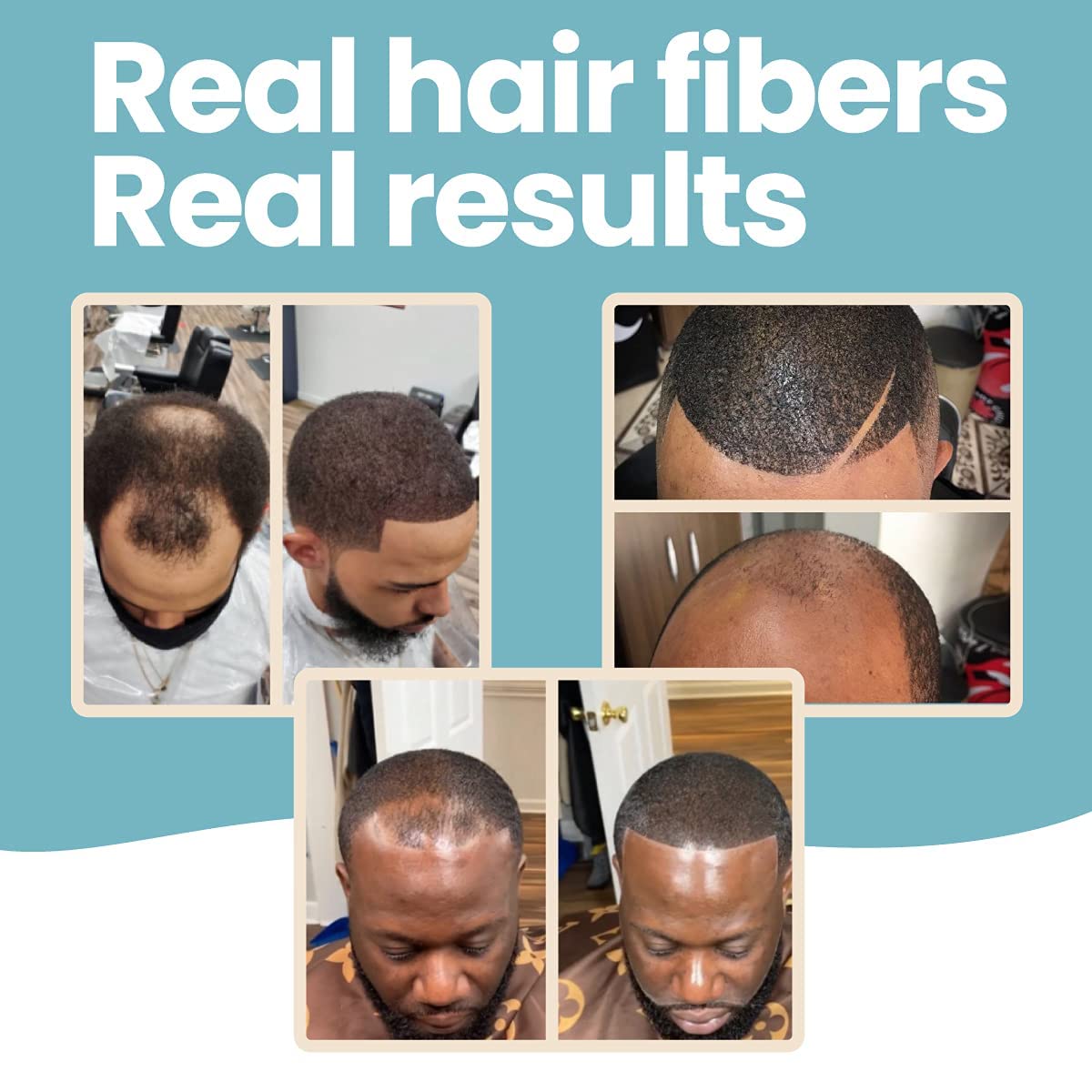 Hair Illusion Fibres de Cheveux dans un environnement de beauté