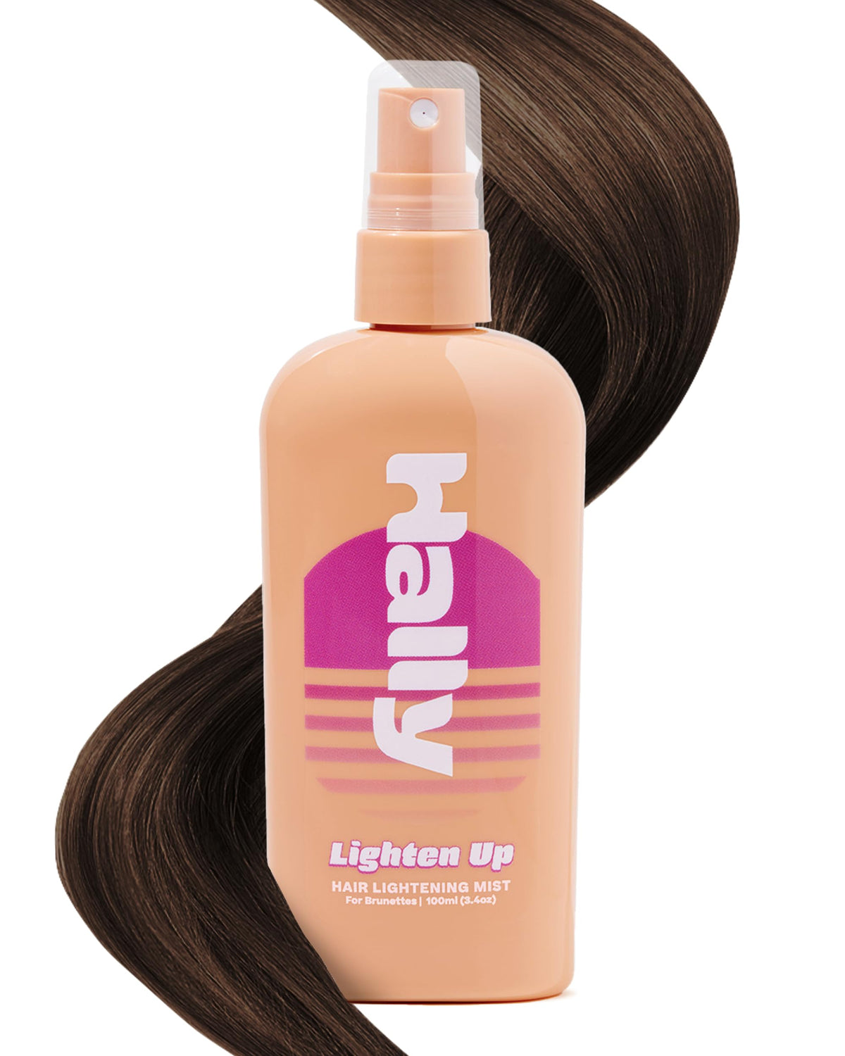 Hally Hair Lighten Up décolorant cheveux bruns, vue avant