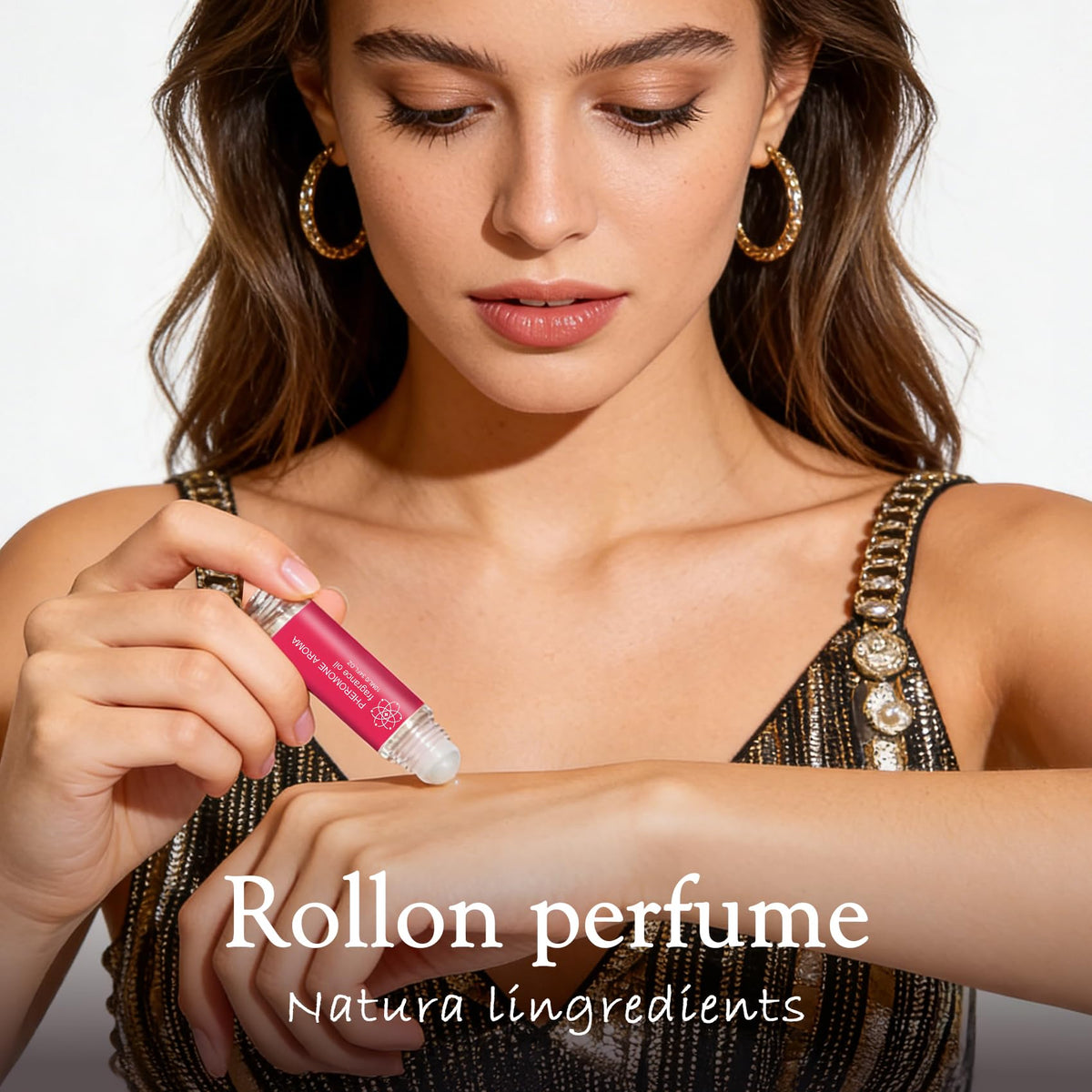 Halonly parfum pheromones femme roll-on 10mL en situation lifestyle
