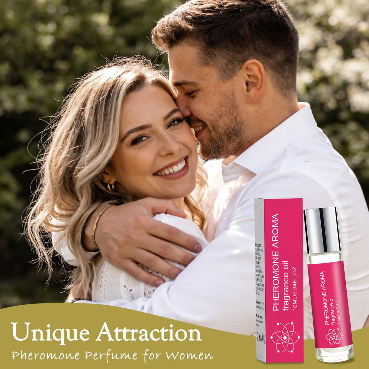 Halonly parfum pheromones femme roll-on 10mL packaging