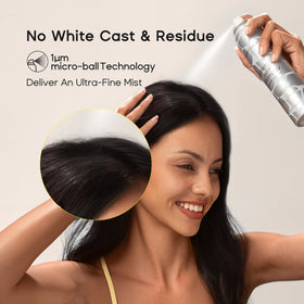 HALOVIDA Shampoo Sec Invisible 209g application sur cheveux