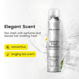 HALOVIDA Shampoo Sec Invisible 209g en usage quotidien