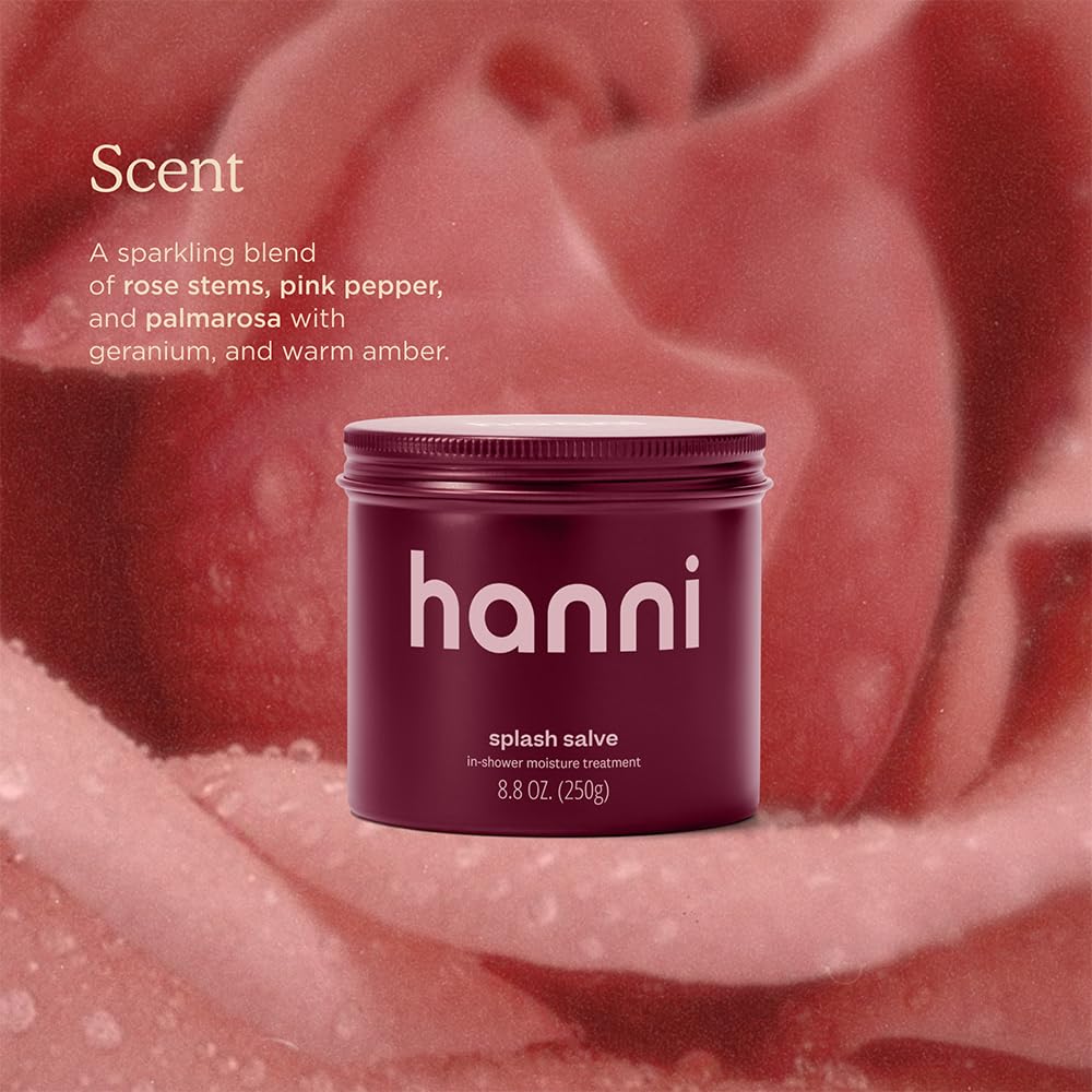HANNI Splash Salve 250 mL en utilisation quotidienne
