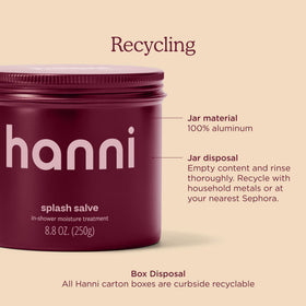 HANNI Splash Salve texture baume se en sérum