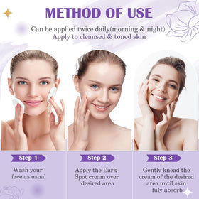HANYWIL Sérum Éclaircissant Taches Sombres 2% Retinol 5% Niacinamide utilisation quotidienne