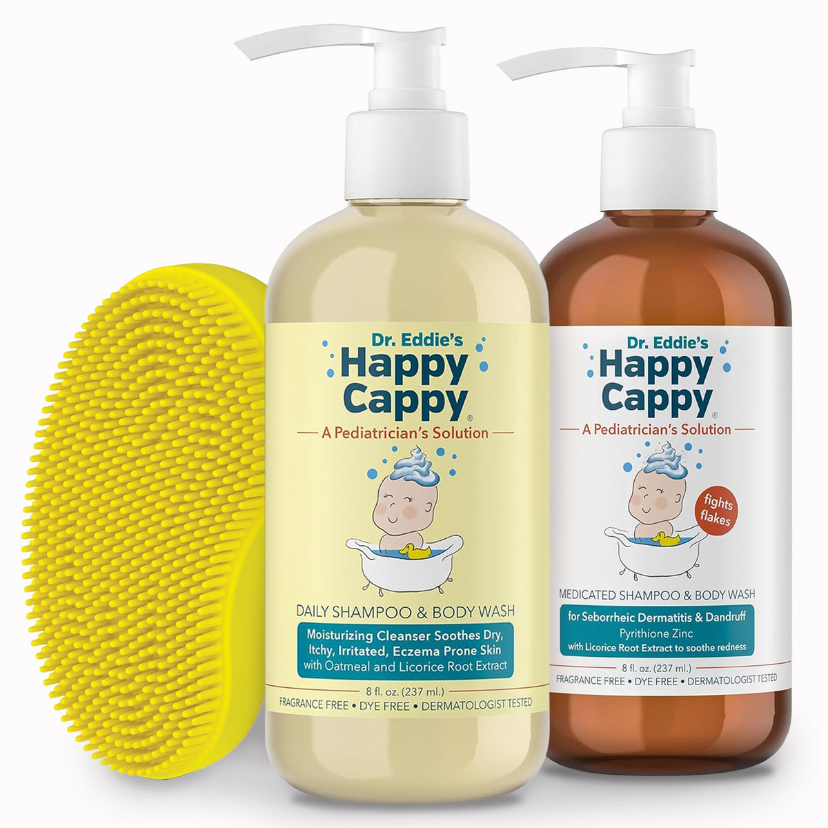 Happy Cappy Bundle avec shampooing et brosse Beanie vue de face