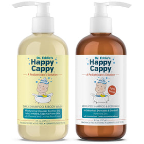 Happy Cappy shampoo et gel douche médicamenté - vue avant