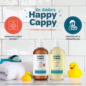 Happy Cappy shampooing pour enfants - étiquette arrière
