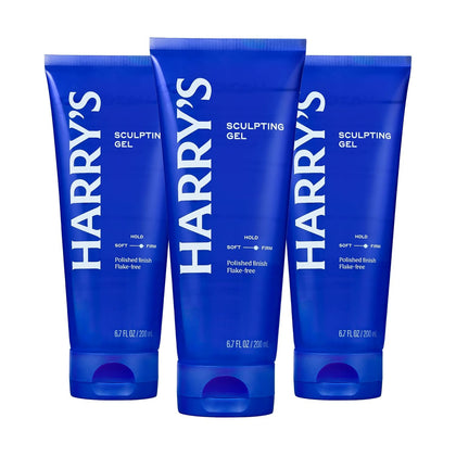 Harry's Gel Coiffant pour Hommes, paquet de 3, vue de face