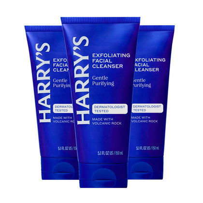 Harry's Gel Nettoyant Exfoliant pour Homme 3 Pack - vue avant