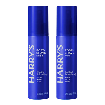 Harry's Post-Shave Mist 3,4 fl oz vue de face avec spray