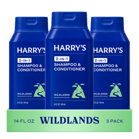 Harry's Shampoo et Après-Shampooing 2 en 1 Wildlands 14 fl oz vue de face