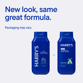 Harry's Shampoo et Après-Shampooing 2 en 1 Wildlands parfum bois de santal