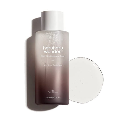 HARUHARU Tonique au Riz Noir 150ml vue avant avec parfum lavande