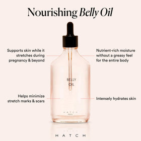 HATCH Huile de Ventre 481g application sur peau