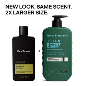 Hawthorne ensemble Shampoo et Après-Shampooing dans un cadre de salle de bain