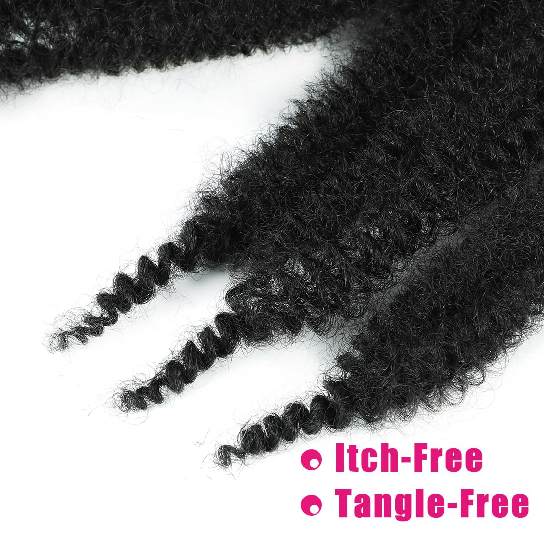 Hbegant cheveux Afro Twist 24 pouces dans un cadre de coiffure