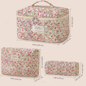 HBselect Trousse de Maquillage Matelassée en situation de voyage