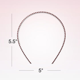 Headband vert profond de Conair, vue de dos