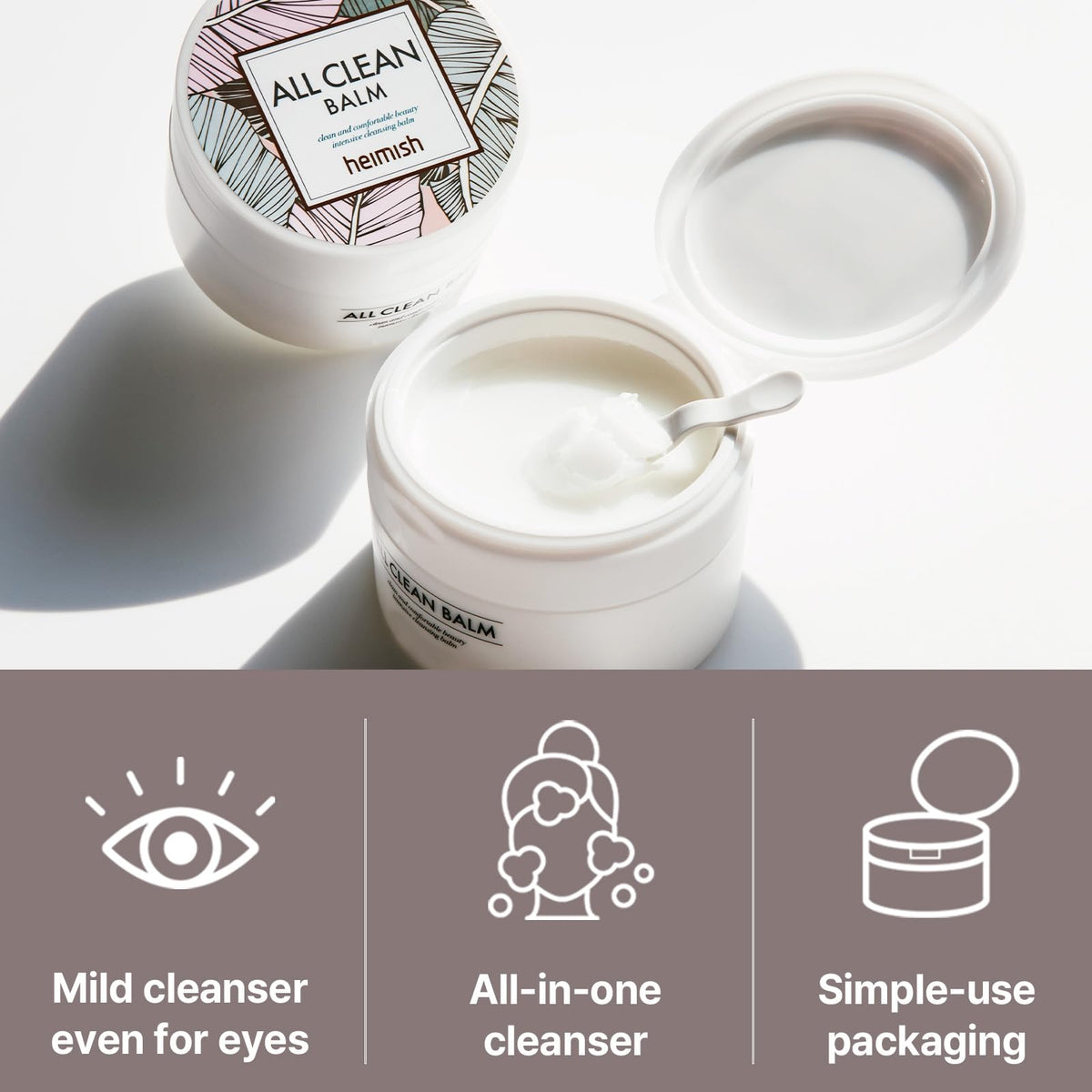 HEIMISH All Clean Balm application sur le visage
