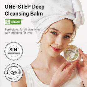 HEIMISH All Clean Balm Mandarin utilisé dans une routine de soins