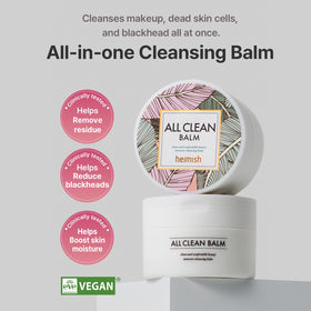 HEIMISH All Clean Balm texture huileuse sur la main