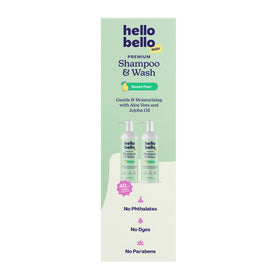 Hello Bello Shampoo et Gel Douche 40oz avec gouttes d'eau