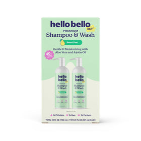 Hello Bello Shampoo et Gel Douche 40oz vue de face