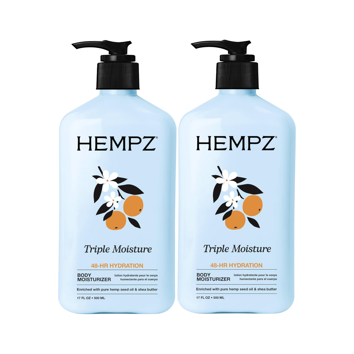 Hempz Crème Corps Fouettée 17 Fl Oz, vue avant