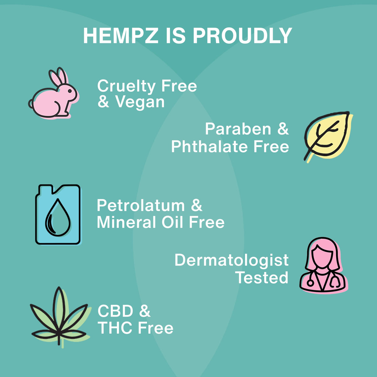 Hempz Crème Corps & Mains Vanille Coco 80g sur fond naturel