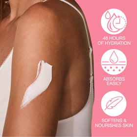 Hempz Crème Hydratante Corps 18g application sur la peau