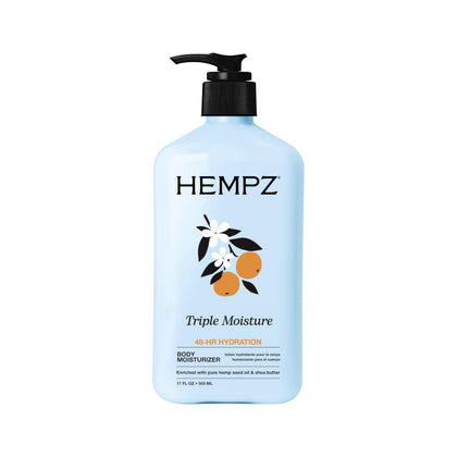 Hempz Crème Hydratante Triple Hydratation 17 Oz vue de face