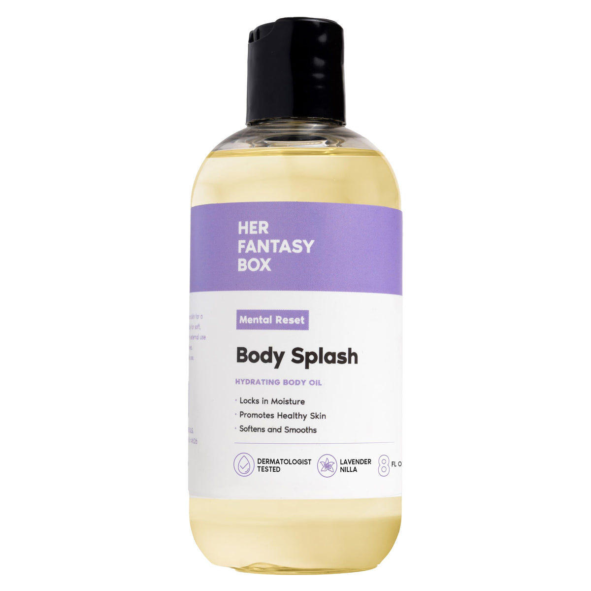 Her Fantasy Box Body Splash 259g vue avant avec bouchon