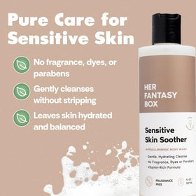 Her Fantasy Box Gel Douche Apaisant 272g texture de la mousse